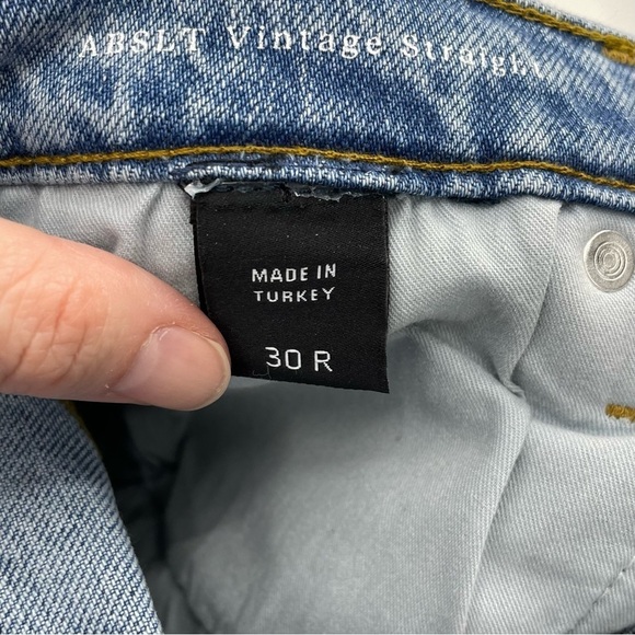 NWT DSTLD Women’s 30 ABSLT Vintage Straight Jeans Kinetic Button Fly - Picture 8 of 12